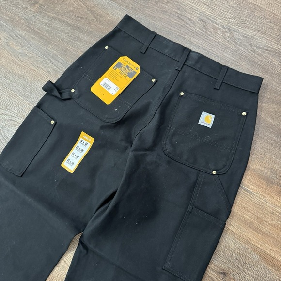 NWT Carhartt Black Double Knee Utility Work Pants Sz Sz 32x36 Workwear  Skate - threedaughtersproperties.com